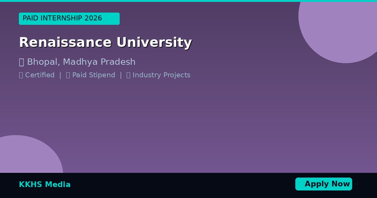 Internship Opportunities for Renaissance University Students 2026